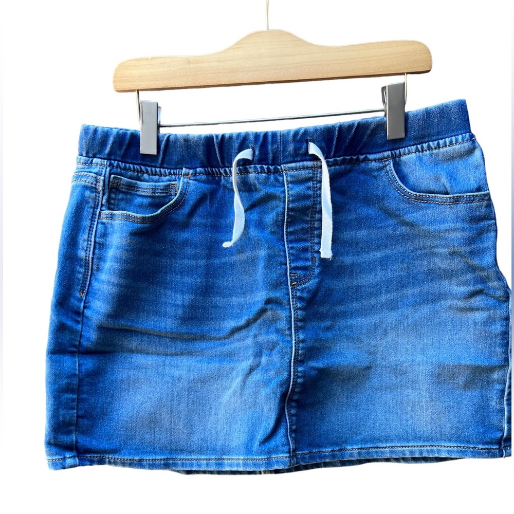GAP Kids Knit Denim Skirt Dark Indigo Size XXL PLUS
